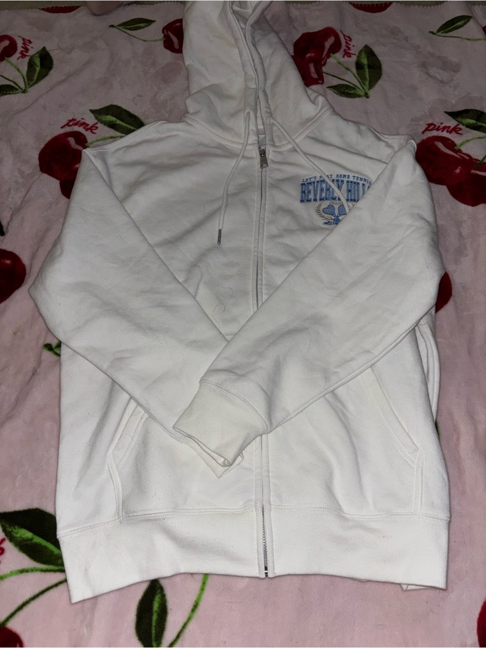 beverly hills zip up hoodie